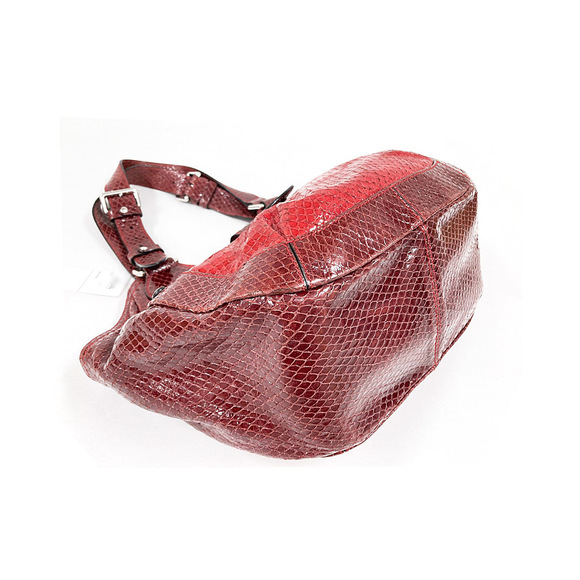 Celine Python Red Shoulder Bag - Picture 3 of 7